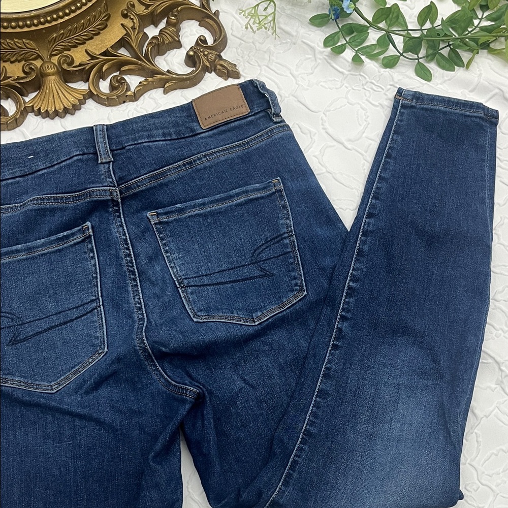 American Eagle Curvy Hi Rise Jeggings Next Level Stretch size 4 Short